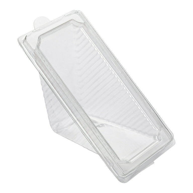 Tamper Tek Rectangle Clear Plastic Sandwich Container - with Lid