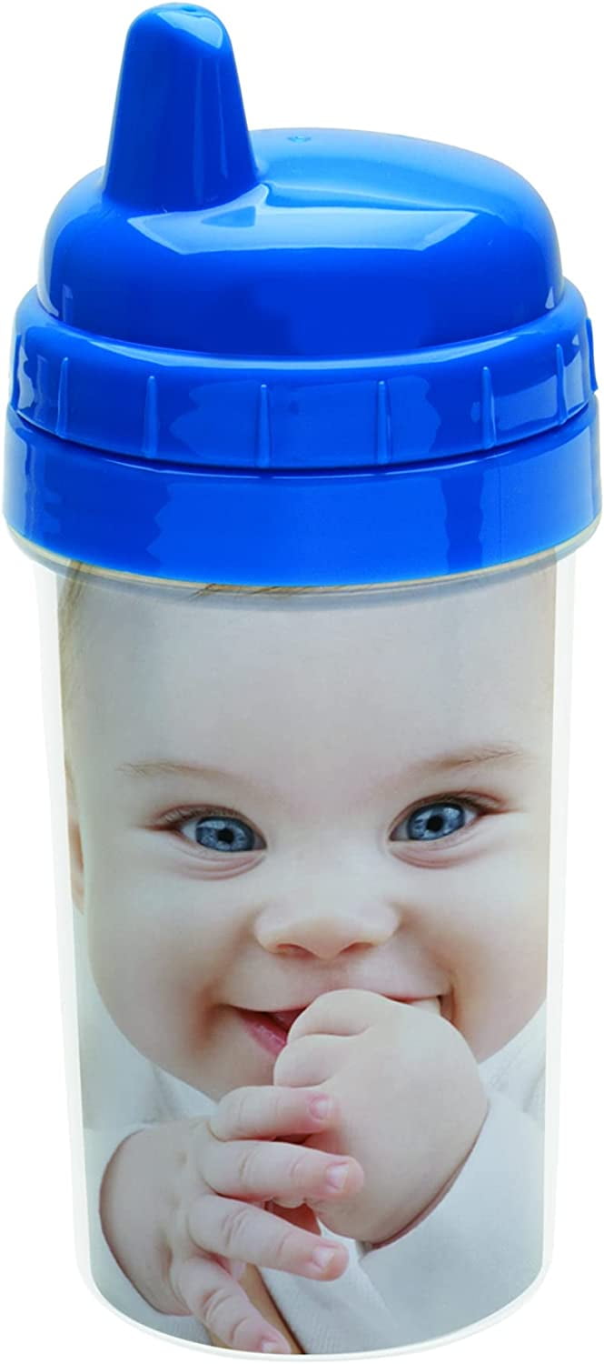 Thermo-Temp 10 oz. Personalized Toddler Sippy Cups in Blue - Pack of 24