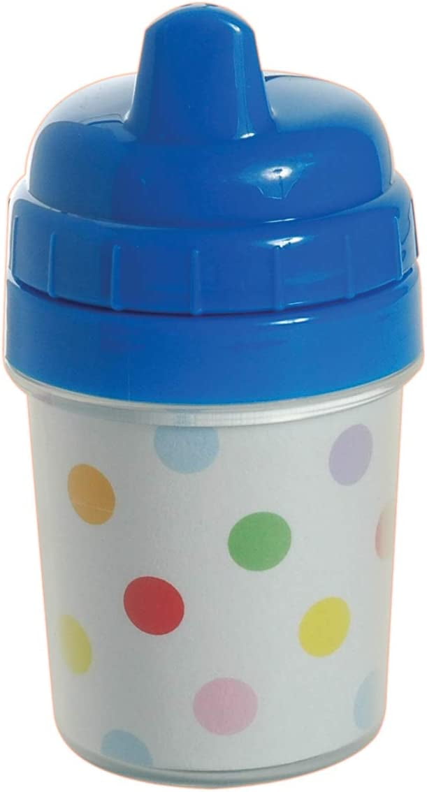 Thermo-Temp 5 oz. Personalized Toddler Sippy Cups in Blue - Pack of 24