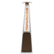 Thermo Tiki Outdoor Propane Patio Heater - Commercial LP Gas Porch & Deck Heater - Mocha