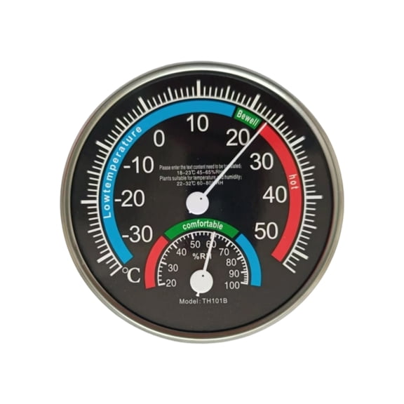 Thermo-hygrometer Wall Mount Analog Thermometers Hygrometer Temperature Humidity Measurement Meter for Office Hotel Room
