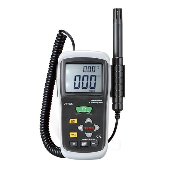 Thermo-hygrometer with Wet Bulb Temperature Dew Point Temperature for Lab Industrial Engineer Professional Use