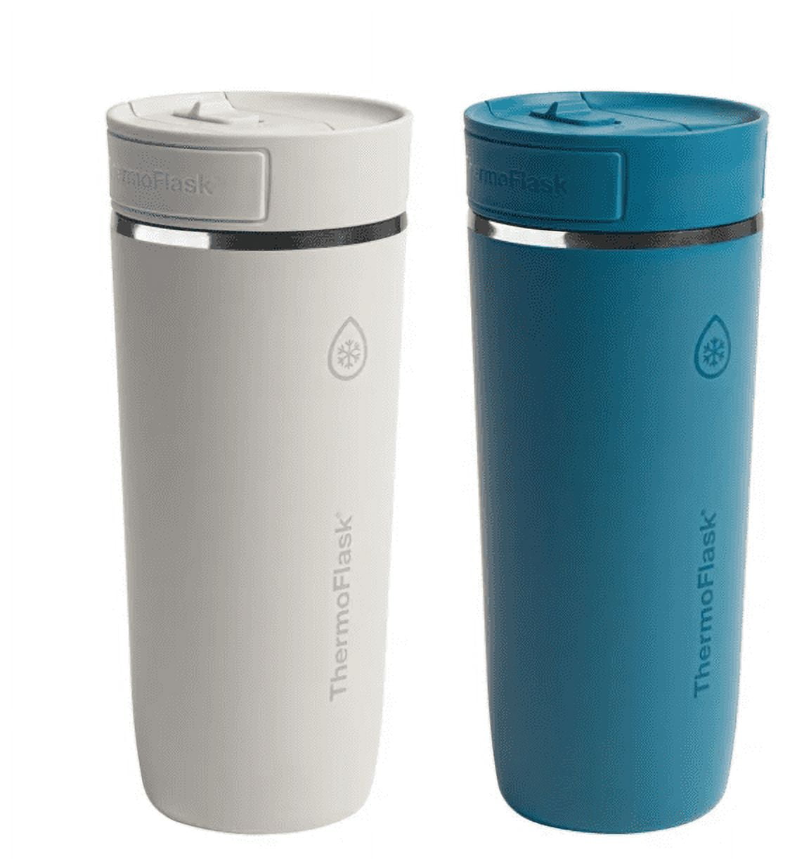 ThermoFlask 16oz. Coffee Travel Mug with Sip-N-Lock Lid, 2-pack