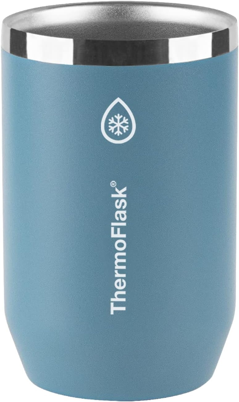 Dusty Blue Stainless Steel 12oz Insulated Can Cooler Cup