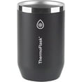 thumbnail image 1 of ThermoFlask 2-in-1 Vacuum Insulated Can Cooler Cup, 12 oz, Fits Standard Size Cans, Sweatproof, Non-Slip Base, Jet Black, 1 of 7