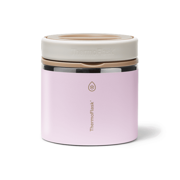 ThermoFlask 20 oz Double Wall Insulated Food Jar, Blush Sandstone