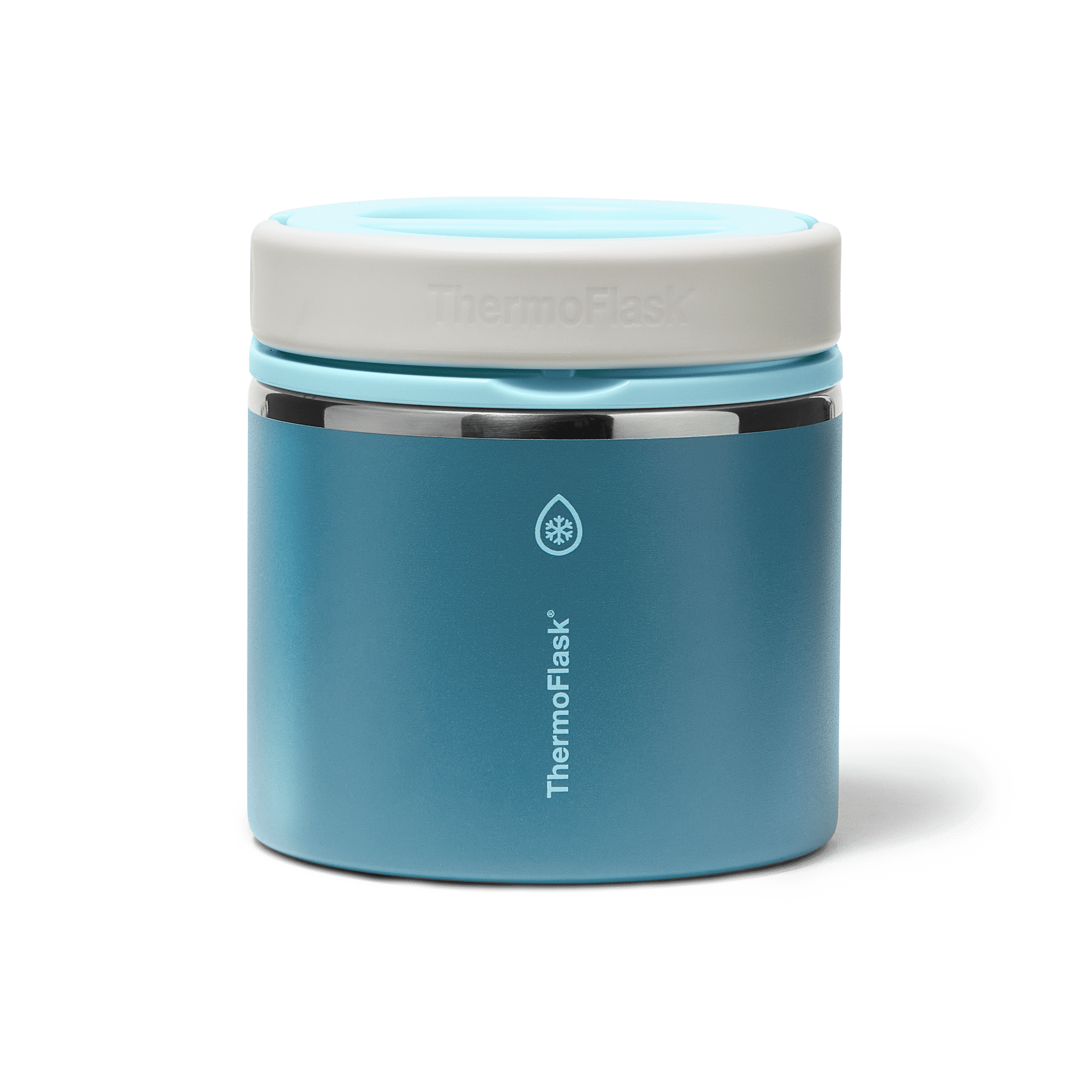 ThermoFlask 20 oz Double Wall Insulated Food Jar, Ocean Mist