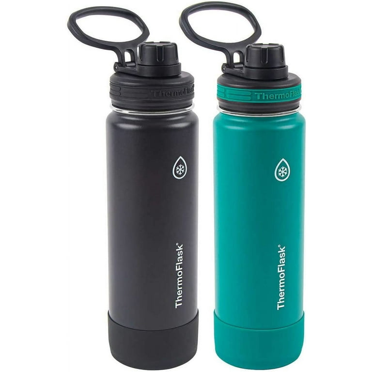 ThermoFlask 16oz/24 oz Stainless Steel Water Bottle Double-wall