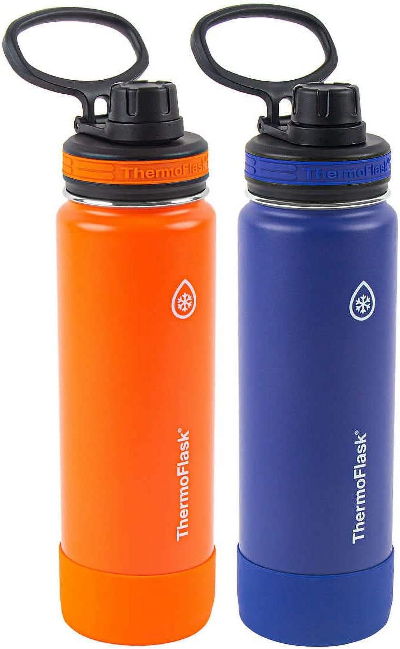ThermoFlask 24oz Stainless Steel Insulated Water Bottles, 2-pack