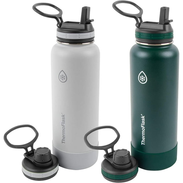 ThermoFlask 40 oz Double Wall Vacuum Insulated Stainless Steel 2-Pack ...