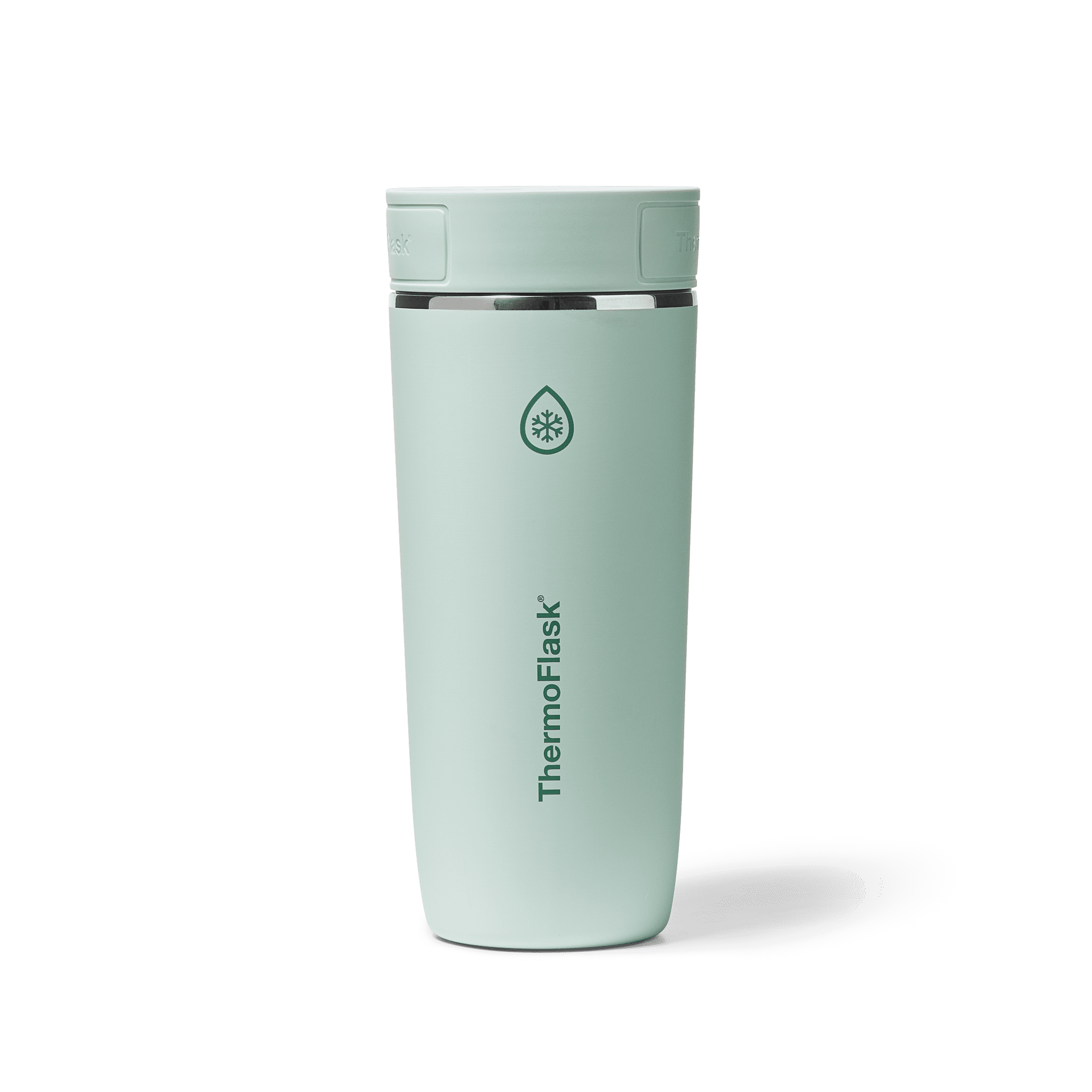 ThermoFlask Insulated Stainless Steel Coffee Travel Mug with Sip-N