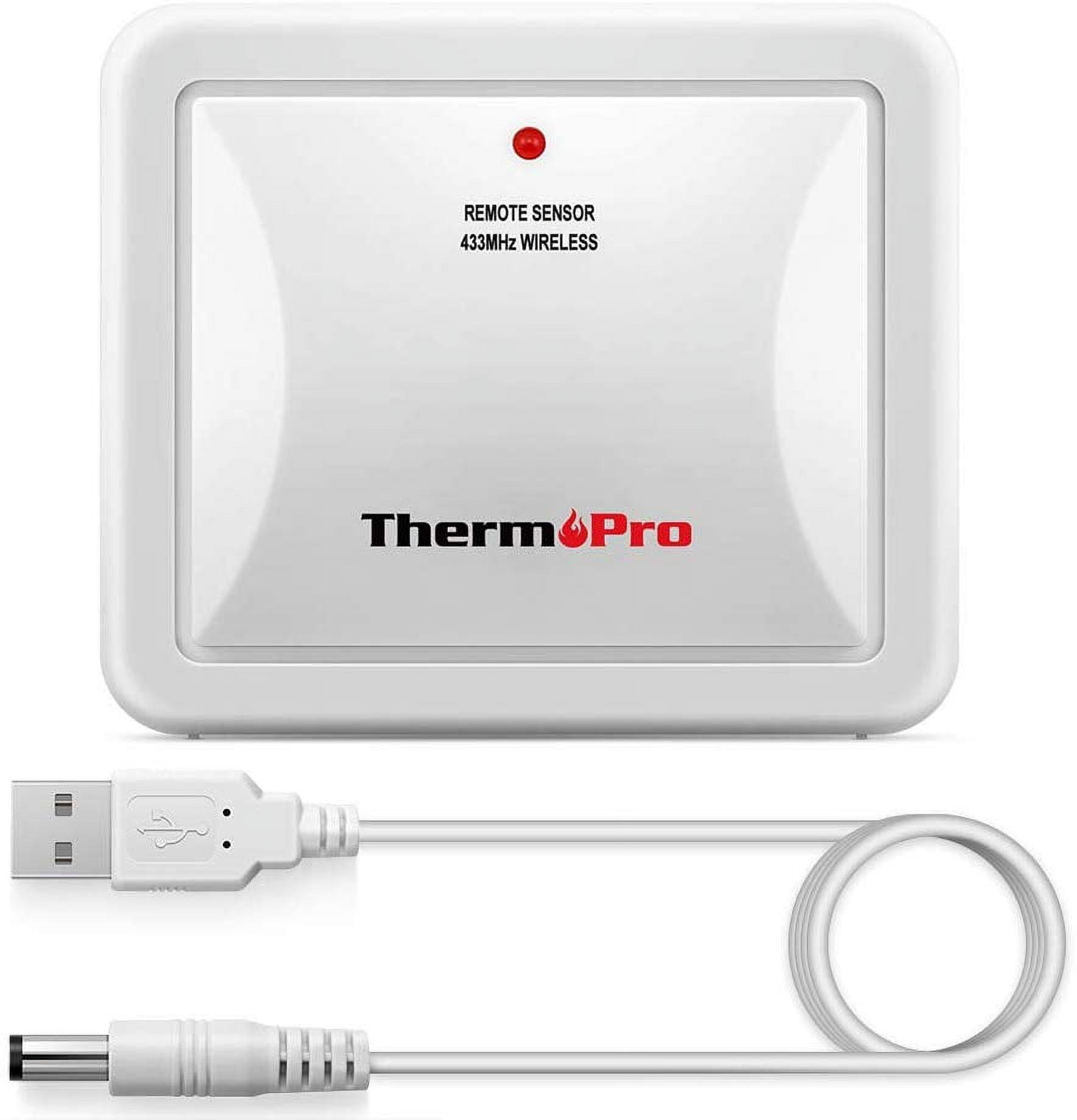 ThermoPro Indoor Outdoor TX-4 Waterproof Transmitter for  TP60S/TP63/TP63A/TP65A sensor only 