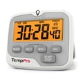 thumbnail image 1 of TempPro TM01W Kitchen Timer with Count Up and Countdown Timers for Cooking, Classroom, Exercise with LCD Screen Touch Backlight (Formerly ThermoPro), 1 of 7