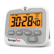 TempPro TM01W Kitchen Timer with Count Up and Countdown Timers for Cooking, Classroom, Exercise with LCD Screen Touch Backlight Formerly ThermoPro