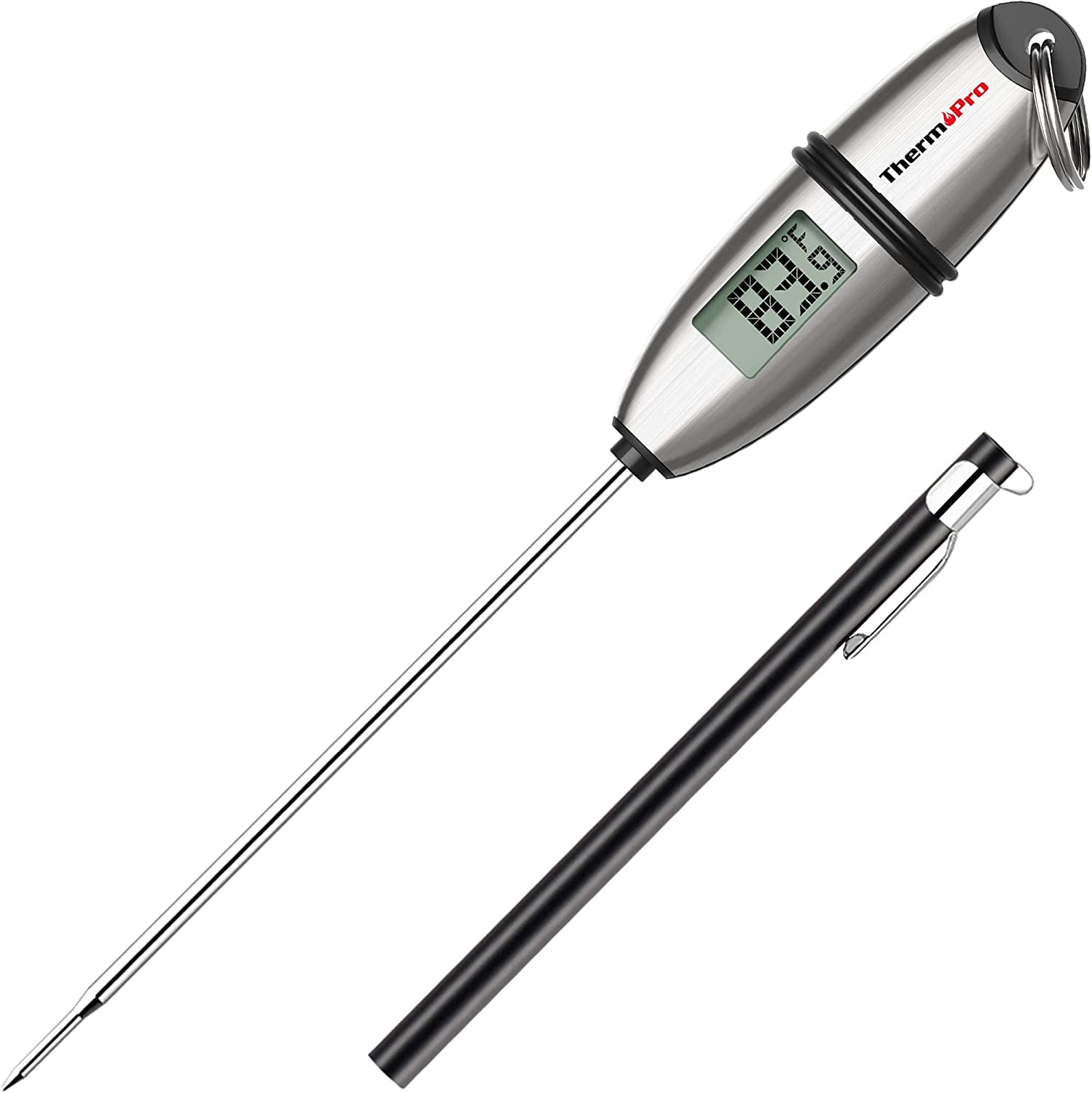 ThermoPro TP605W Waterproof Digital Instant Read Meat Thermometer Food  Candy Cooking Kitchen Thermometer with Magnet and Backlight TP605W - The  Home Depot