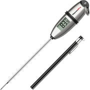ThermoPro TP-02S 5 Seconds Instant Read Meat Thermometer Digital Cooking Food Thermometer with Long Probe for Grill Candy Kitchen BBQ Smoker
