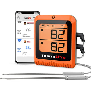 TempPro H29 Wireless Meat Thermometer with 4 Probes 1000ft Cooking Food  Digit