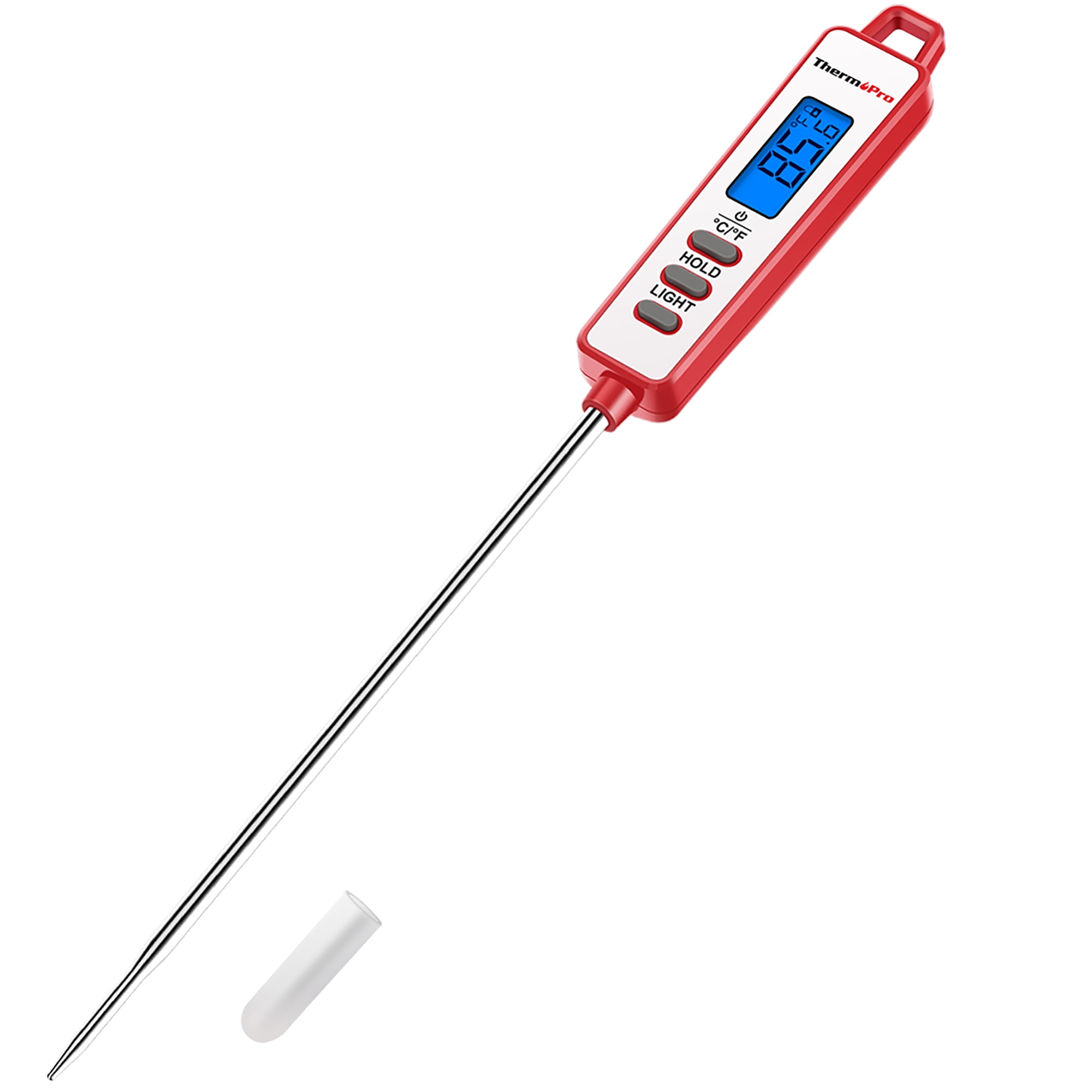 TempPro E30 Digital Meat Thermometer with Long Probe Kitchen Instant Read  Cooking Food Thermometer for BBQ Smoker Grilling Oil Deep Fry Candy