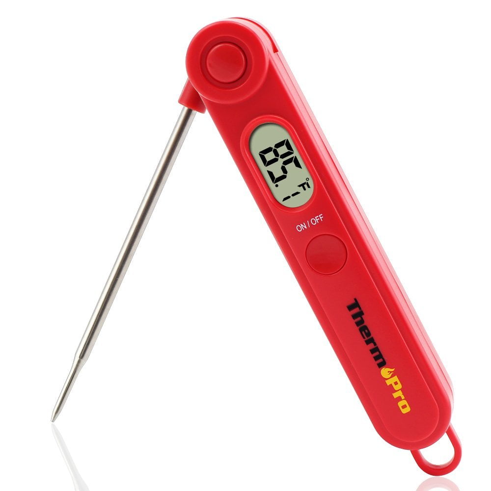 ThermoPro 500 ft. Truly Wireless Meat Thermometer, Red, Bluetooth Meat  Thermometer Cooking Accessory TP960W - The Home Depot