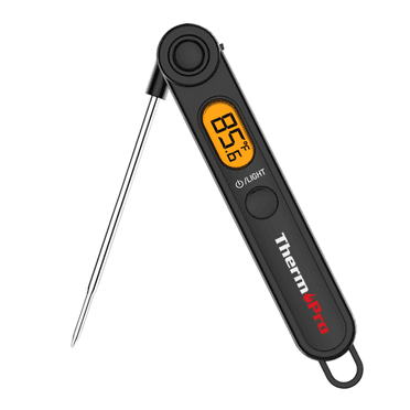 ThermoPro TP03BW Digital Instant Read Meat Thermometer Food Candy Cooking Kitchen with Magnet and Backlight for Oil Deep Fry Smoker Grill BBQ