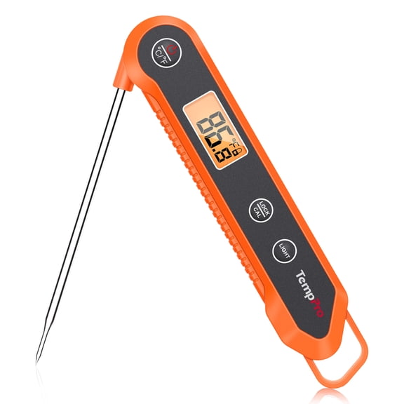 TempPro TP03HW Waterproof Digital Instant Read Meat Thermometer Food Candy Cooking Kitchen Thermometer with Magnet & Backlight (Formerly ThermoPro)