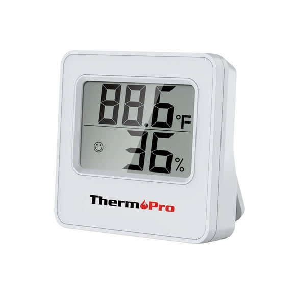 ThermoPro Mini Indoor Thermometer Hygrometer for Home, Room, Nursery, Garage, Greenhouse, Humidor