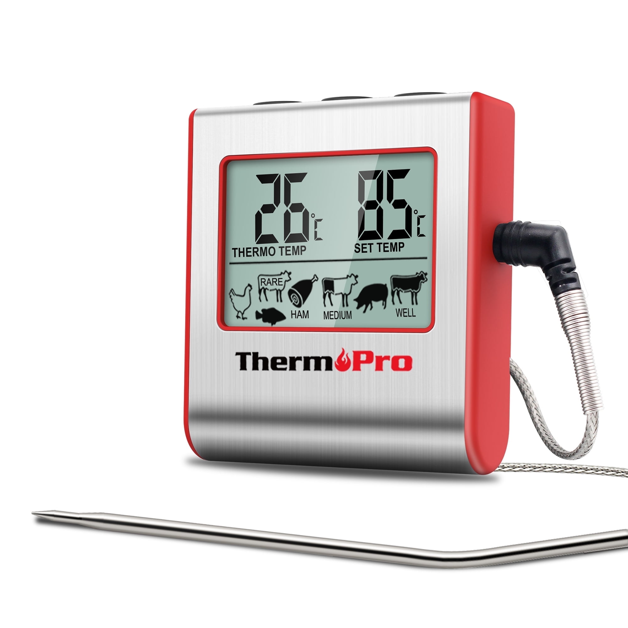 ThermoPro TP16 Digital Cooking Thermometer with Timer