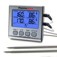 thumbnail image 1 of ThermoPro TP17 Dual Probe Cooking Meat Thermometer Large LCD Backlight Food Grill Thermometer with Timer Mode for Smoker Kitchen Oven BBQ, 1 of 7