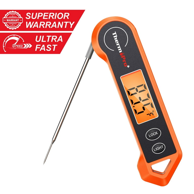 ThermoPro TP15H Waterproof Meat Thermometer Instant Read Digital Thermometer for Grilling Cooking Smoking with Backlight