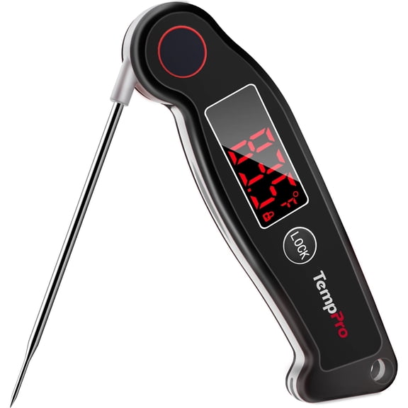 ThermoPro TP19W Waterproof Digital Meat Thermometer, Food Candy Cooking Grill Kitchen Thermometer with Magnet and LED Display