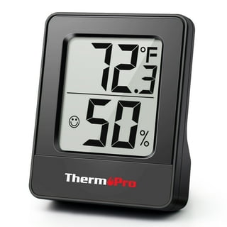 ThermoPro TP60SW Digital Hygrometer Indoor Outdoor Thermometer Wireless  Temperature and Humidity Gauge Monitor Room Thermometer with 200ft/60m  Range Humidity Meter 