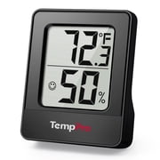 TempPro TP49BW Digital Thermometer Indoor Hygrometer with Temperature and Humidity Monitor for Room Temperature and Humidity Formerly ThermoPro
