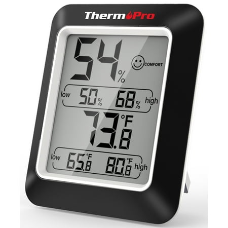ThermoPro TP50W Digital Hygrometer Indoor Thermometer Room Thermometer and Humidity Gauge with Temperature Humidity Monitor