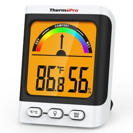  ThermoPro TP49 3 Pieces Digital Hygrometer Indoor Thermometer  Humidity Meter Mini Hygrometer Thermometer with Temperature and Humidity  Monitor Room Thermometer : Patio, Lawn & Garden