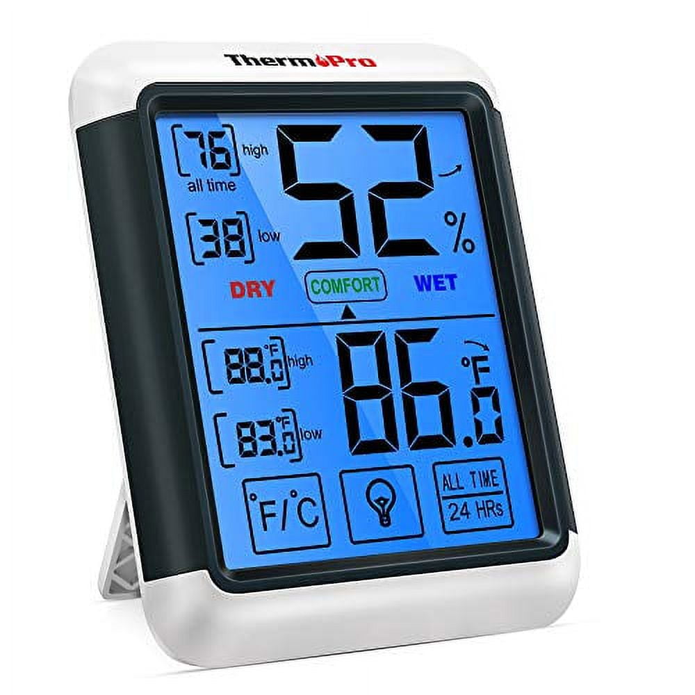 ThermoPro TP55 Digital Hygrometer Indoor Thermometer Humidity Gauge