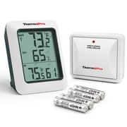 ThermoPro TP60 Wireless Thermometer Indoor Outdoor Thermometer Temperature Humidity Monitor Meter 200ft / 60m Range