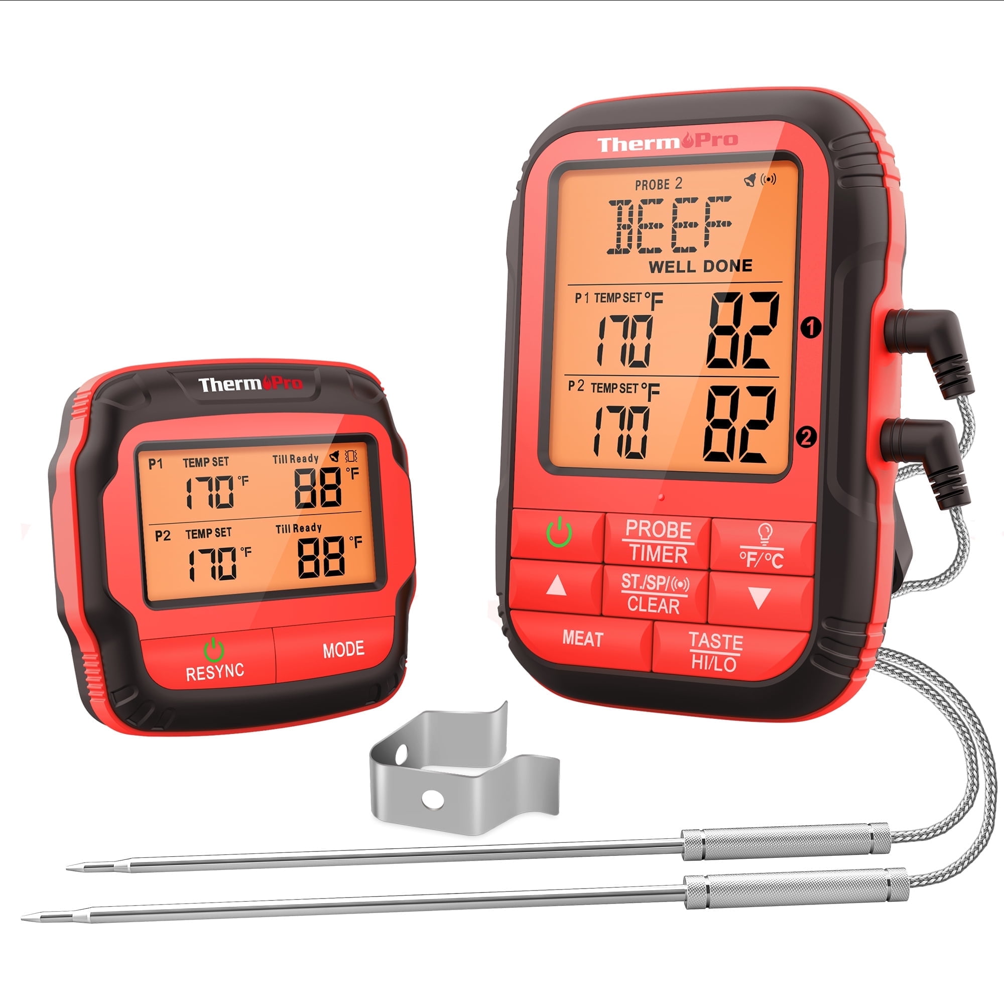 Thermopro Best Wireless Meat Thermometer For Smoker With App TP25