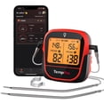 thumbnail interactive-video image 1 of TempPro TP902W 350FT Wireless Meat Thermometer Digital with Dual Probe, Smart Bluetooth Meat Thermometer for Cooking Grilling and Smoking (Formerly ThermoPro), 1 of 9