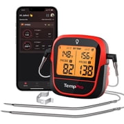 TempPro TP902W 350FT Wireless Meat Thermometer Digital with Dual Probe, Smart Bluetooth Meat Thermometer for Cooking Grilling and Smoking Formerly ThermoPro