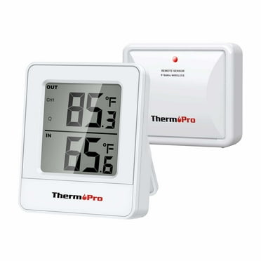 ThermoPro Wireless Digital Indoor Outdoor Thermometer, High Accuracy Durable Sensor
