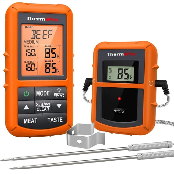 ThermoPro Wireless Remote Digital Cooking Food Meat Thermometer BBQ Grill TP20S