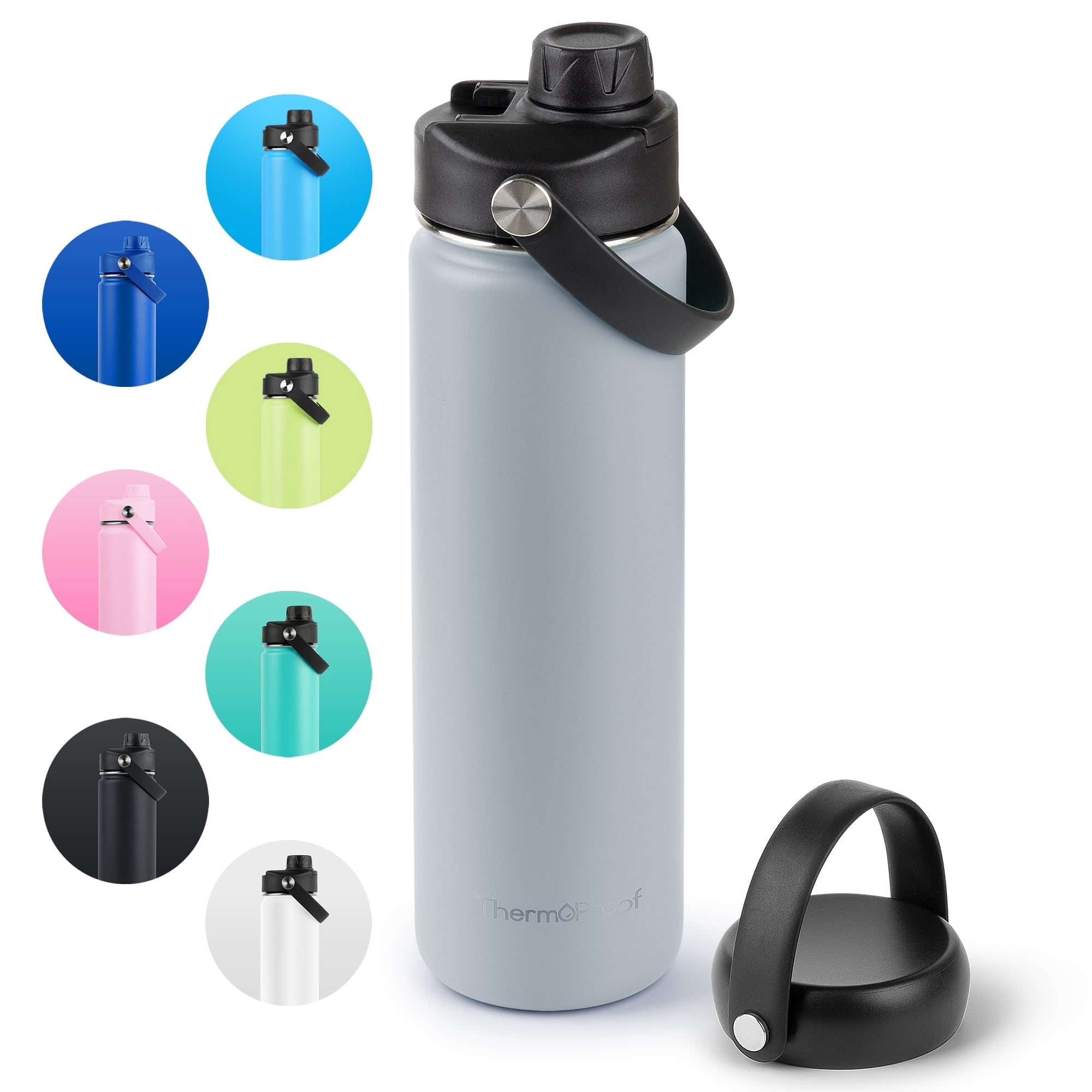 URBANCAN 1 Litre Insulated Water Bottle With Straw, Chug & Cap Lids - Drink In Style With Stainless Steel Water Bottles For Sports, Gym & Travel - Premium Double Walled Thermos - View #11