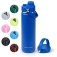 thumbnail image 1 of ThermoProof Insulated Stainless Steel Water Bottle 22oz, Leakproof Spout & Chug Lid, Keeps Cold 24H Hot 12H, Reusable Wide Mouth Bottle, 1 of 10
