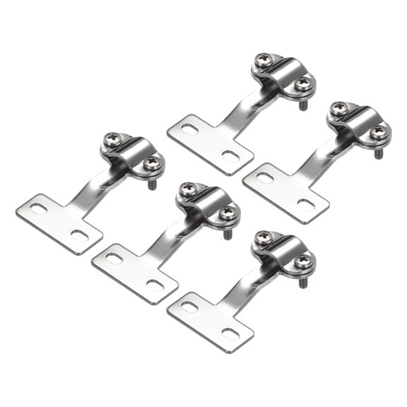 Thermocouple Plug Bracket Clamp Wire Bracket Clip with Screws for Wire Thermocouple Connector Adapter 5 Set
