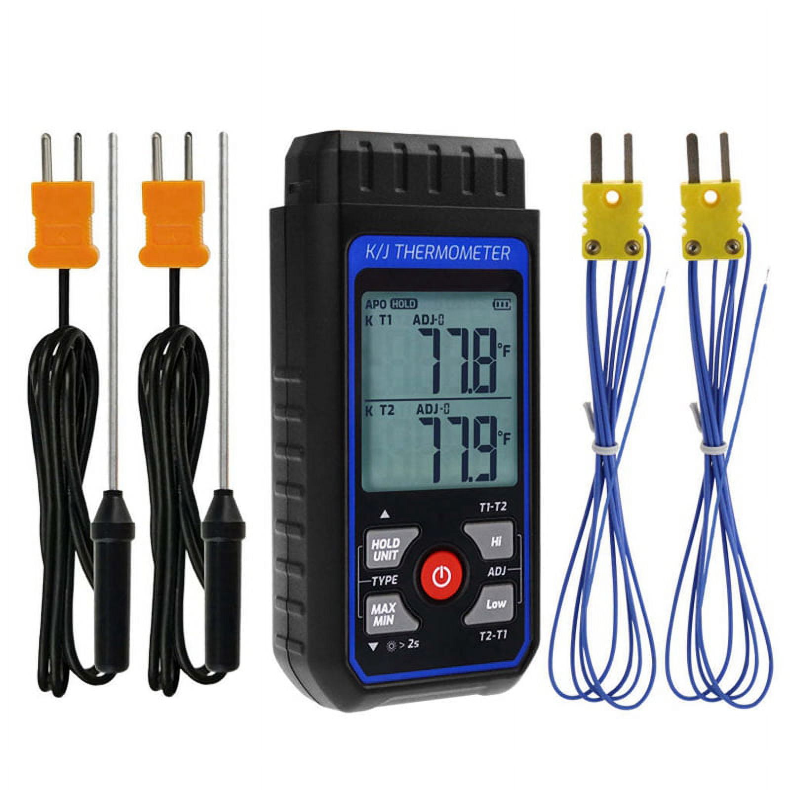Thermocouple Thermometer Digital K Type Thermometer with 4