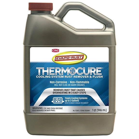 Thermocure Coolant System Rust Remover 32oz Vehicle Cooling Removes Scale Rust