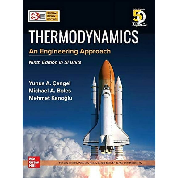Thermodynamics : An Engineering Approach, 9Th Ed