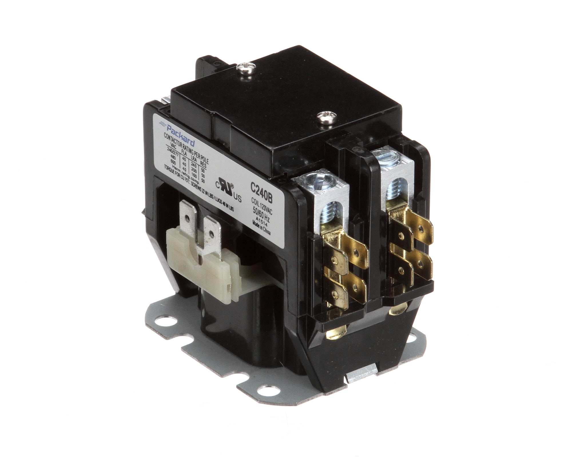 Thermodyne 90655 2 Pole Furnas Contactor, 120V - Walmart.com
