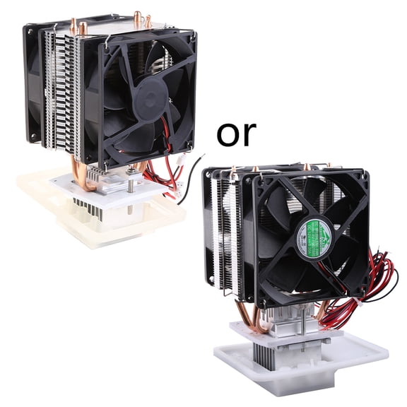 Thermoelectric Cooler Peltier 12V Semiconductor Refrigeration Machine Cooler Radiator Air Cooling Module + Fa