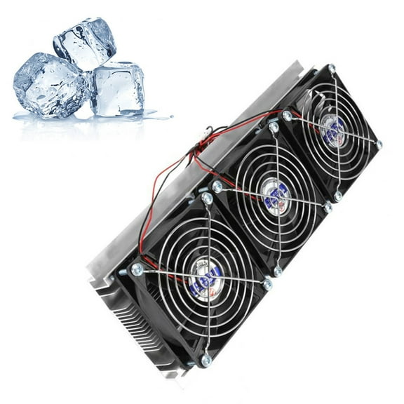 Thermoelectric Peltier for 12V Semiconductor Refrigeration Machine DIY Radiator Air Cooling Module + Fa